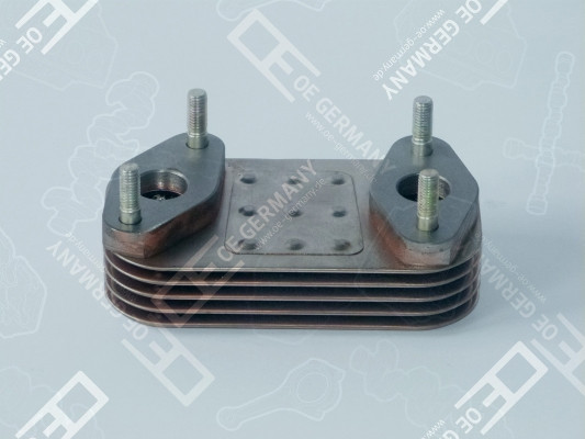 Oil Cooler, engine oil - 011820355001 OE Germany - A3551800065, 3551800065, A3551801265